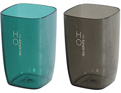 Awhale Zahnputzbecher, nicht umgekehrter Becher, Kunststoff-Zahnbürstenhalter, Zahnbecher, unzerbrechlicher Badezimmer-Kulturbecher