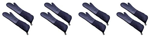 BYSL 4 Pair Professional Silicone Oven Mitts Baking Gloves Elbow Length Heat Resistant Gloves