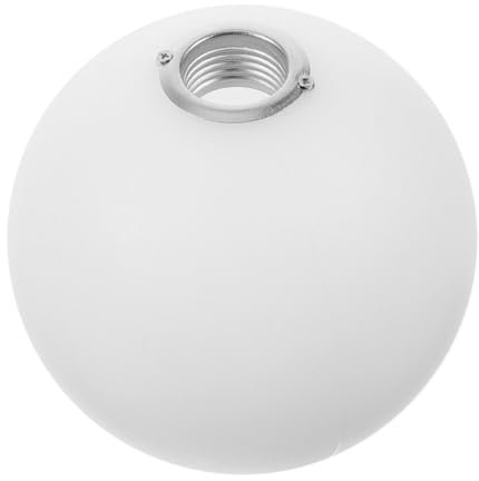 OSALADI Abat-jour Globe Acrylique Remplaçable Pour Lampadaire Et Applique Murale Couvre-lampe Sphérique Décoratif Blanc Laiteux Pour Éclairage Extérieur Et Intérieur