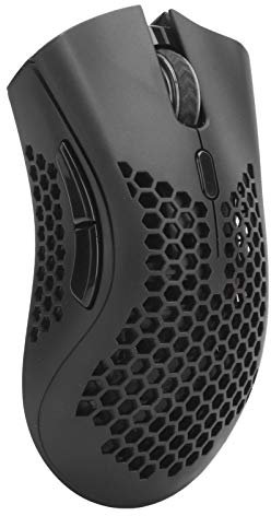 Wireless Mouse, Lightweight Gaming Mouse, Rechargeable 2.4GHz Wireless Mouse, with RGB Lighting, Computer Accessories for Desktops, Computers (Black)