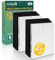 C545 Filtro di ricambio per Winix C545 Filtro S - 1712-0096-00, 2 filtri True HEPA + 8 filtri a carbone attivo, parte # 2522-0058-00