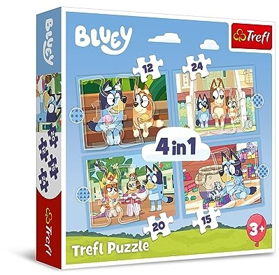 4 in 1 Puzzle - Bluey