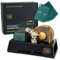 Kit fumoir à cocktail avec lampe de poche, support et 4 saveurs de copeaux de bois, kit de fumée à cocktail, infuseur à fumée pour cocktails, fumoir à whisky avec torche, sans butane, coffret cadeau
