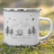 Little Mathilda Emaille Tasse Camping Tasse Personalisiert mit Namen Wohnmobil Geschenk für Camper 330 ml Blechtasse Camping Geschenke für Wohnmobilbesitzer (1x Tasse)