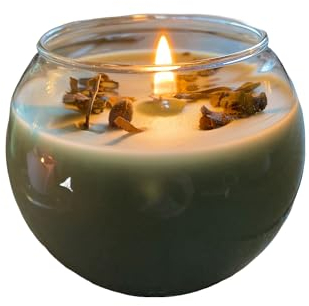 Clachaig Candles Handpoured 100% Organic Sea Kelp & Driftwood Scented Bowl Candle