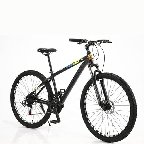 TiLLOw 27,5/29 24-Gang Hardtail Mountainbike Geeignet for Outdoor- und Offroad-Reifen(Black,29*24 speed)
