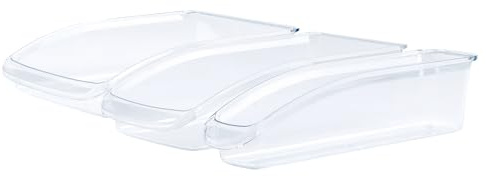 Kühlschrank Organizer-Set, 3-teilig, transparent