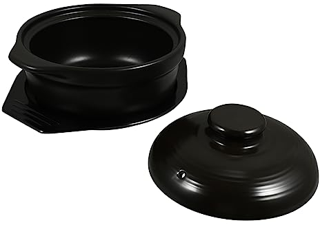 Mikinona Keramik-auflauftopf Eintopftopf Tablett Keramik-eintopfdeckel Energiesparendes Kochgeschirr