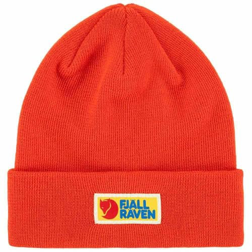 Fjällräven Unisex Vardag Classic Beanie, Flame Orange, One Size