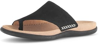 Gabor Damen Flip Flops, Frauen Zehentrenner,Best Fitting,schwarz (17),41 EU / 7.5 UK