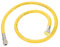 IWOWHERO Stainless Steel Flexible Gas Tubing Hose for Propane and Natural Gas Dryer Gas Line with Quick Release Gas Connector Diameter 5 Feet Length Gas Cooker Hose