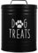 OKUMEYR réservoir de stockage de nourriture pour chien boîte à croquettes contenant de friandises pour comptoir armoire à nourriture pour chien le fer Black