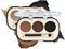 Apooliy Kit de Maquillage Des Sourcils 3 Couleurs, Palette de Sourcils Longue Durée Professionnelle, Poudre de Remplissage Des Sourcils Avec Brosse à Sourcils, Crée Des Sourcils Naturels