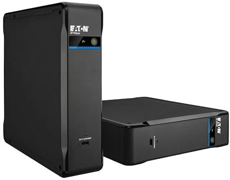 Eaton Ellipse 3P1700UD USV – Off-Line – 1700VA/1040W – DIN-Stecker – USB Typ A & C (4 Batterie + Überspannungsschutz, 4 nur Überspannungsschutz, Abschaltsoftware)