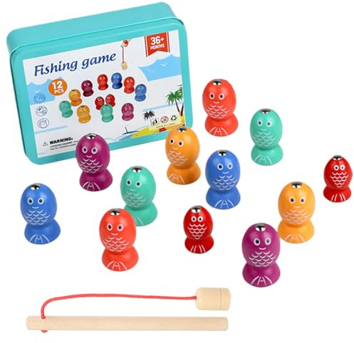 Duroecsain Magnetspiele | Spielzeug für den Tisch | Sensorisches Lernspiel aus Holz zur Entwicklung feiner Motorik Kinder 2-6 Jahre Indoor-Aktivität Kindergarten