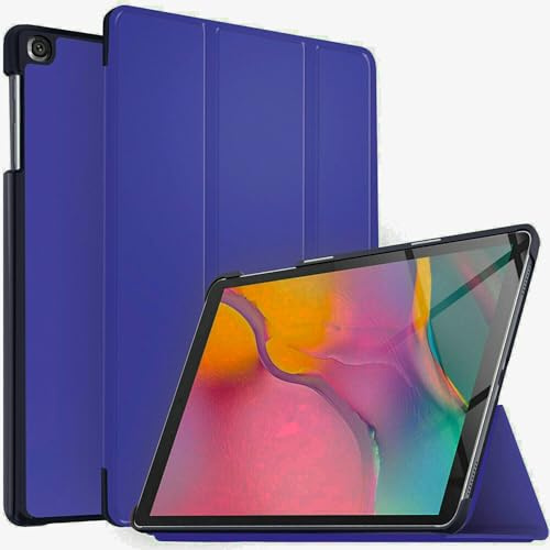 World biz Custodia per tablet Samsung Galaxy Tab A 10,1 pollici 2019 (SM-T510/T515/T517) Smart Slim Stand Cover posteriore rigida, custodia protettiva con funzione di accensione e spegnimento