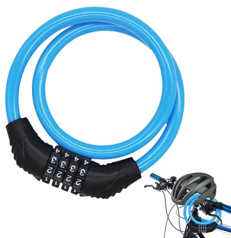 Xijobido Scooter Lock | Anti Theft Heavy Duty Bike Cable Lock,Cycling Equipment for Adult Teens Youth Road City Mountain Rack Skateboard Handlebar