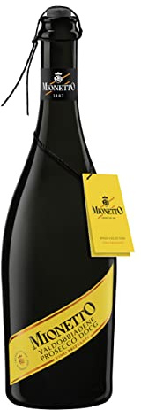 Mionetto Prosecco Valdobiaddene DOCG Spago Frizzante Extra Dry (1 x 0,75 l) (Packung mit 6)