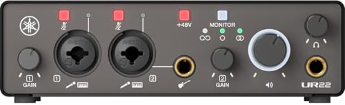 Yamaha UR22 MK3 Black Audio Interface USB 2x2 24 Bit Recording Interface