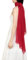 Prettystern Damen Herren uni-Farbe elegant Seidenschal Seidentuch Georgette Seide festliche Stola für Abendkleider purpur rrot