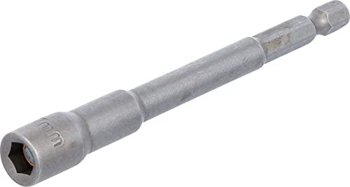 BGS 2763 | Llave de vaso hexagonal, extra larga | para taladros eléctricos | entrada 6,3 mm (1/4) | 7 mm