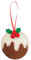 Trimits Christmas Felt Decoration Kits, 9 x 9cm, Christmas Pudding