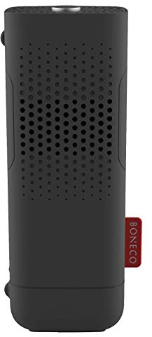 BONECO Luftreiniger P50 – 2-in-1 wasserloser Aroma Diffusor und Ionisator – Ein-Knopf-Bedienung – Inklusive ätherischem Duftöl, schwarz