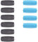 10 Pack Extra Rugueux Rouleaux de Remplacement (6 extra grossier +4 ordinaire grossier) pour Velvet Smooth Express Râpe Electrique Rouleaux de Rechange Râpe Wet & Dry