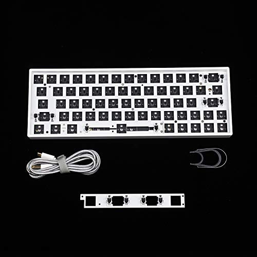 YMDK GK64 GK64xs RGB Hot Swap Programmable Bluetooth Wired Case PCB Plate Cherry MX Keyboard DIY kit Replacable Space