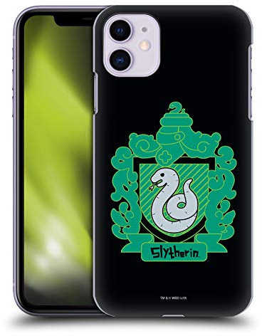Head Case Designs Offizielle Harry Potter Slytherin Kamm Deathly Hallows I Harte Rueckseiten Handyhülle Hülle Huelle kompatibel mit Apple iPhone 11