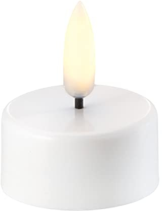 Uyuni Lighting LED Tea Lights 3.8 x 4.7 cm White Remote Control Timer