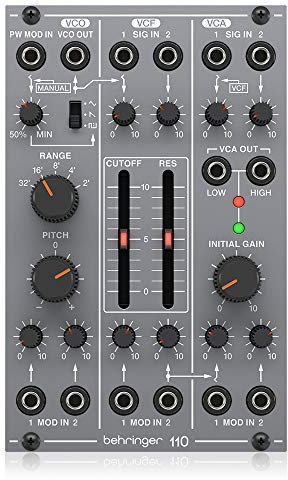 Behringer 110 VCO/VCF/VCA Legendäres, analoges VCO-/VCF-/VCA-Modul für Eurorack