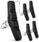 Guokoo Complete Bike Brake Pad Set, 2 Pairs Road Mountain Bicycle V-Brake Blocks Shoes with Hex Nut and Shims, No Noise No Skid, 70mm-black