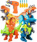 STAY GENT Dinosaurier Spielzeug für Kinder mit Elektrobohrer, 4 Packungen DIY Dinosaurier Pädagogische STEM Spielzeug, Dinosaurier Spielzeug für 3-7 Jahre Alt Jungen und Mädchen
