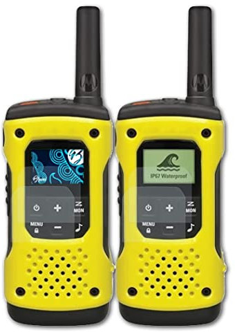 Bruni Schutzfolie kompatibel mit Motorola Talkabout T92 H2O Folie, glasklare Displayschutzfolie (2er Set)