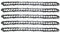 5x Chaîne 35cm 3/8P 1,3 50 adapté pour Stihl MS 210 230 250 021 023 025 scie