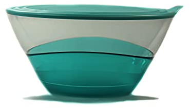 TUPPERWARE Saladier Service 4,6 L turquoise / vert