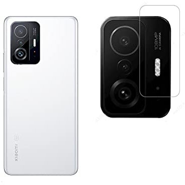 FTRONGRT per Xiaomi 11T PRO Protezione Dell'obiettivo della Fotocamera, Pellicola per Obiettivo in Vetro Temperato Morbido, Trasparente, Ultra-Sottile, Resistente ai Graffi -4 Pezzi