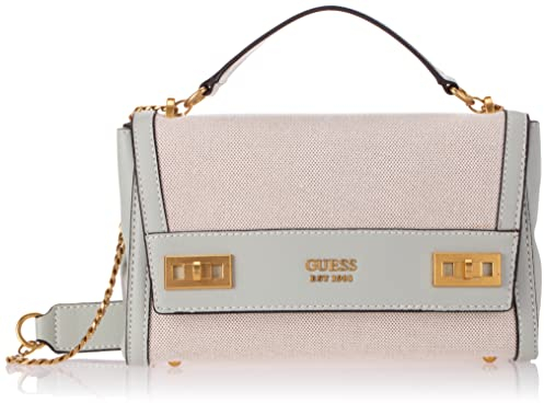 GUESS Katey Flap Shoulder Bag Natural/Sage