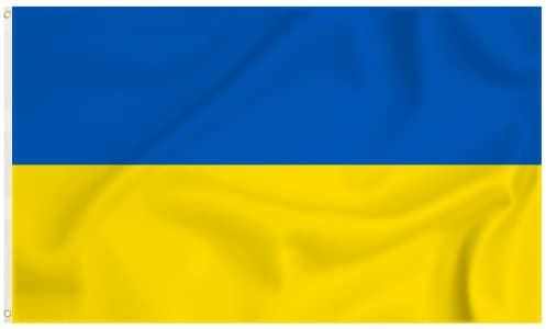 Storm&Lighthouse Flagge der Ukraine Ukrainischen Flagge Europa-Flagge 152 x 91 cm mit Ösen
