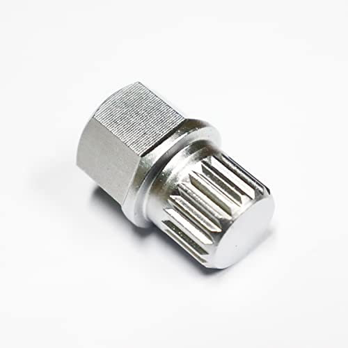 Chrome Steel ABC 0-9 Wheel Lock Key for VW，Locking Lug nut Removal Tools- Anti Theft Volkswagen Wheel Lock Key for Cars Wheel Tire Nut Screw Removal (ABC-7)