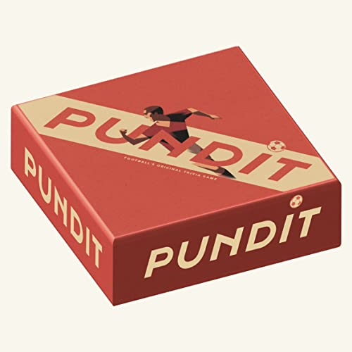 PUNDIT Football Quiz Game | Football Trivia Board Game for Adults & Teenagers | Football Gifts for Men | 900 Questions | Football Board Game for Football Lovers