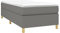 vidaXL Bettgestell, Polsterbett Bett für Schlafzimmer, Bettrahmen mit Lattenrost, Schlafzimmerbett Einzelbett, Dunkelgrau 80x200cm Stoff