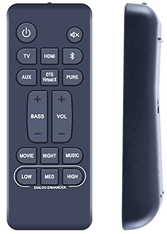 GOUYESHO Geeignet für Denon Home Theater Sound Bar RC-1236 Ersatz Fernbedienung Kompatibel mit DHT-S216 DHTS216 DHT-S216H DHTS216H