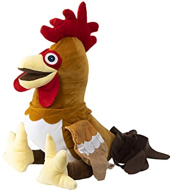 BANDAI La Granja de Zenón Super Peluches Musicales Gallo Bartolito
