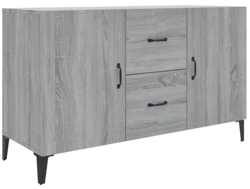 vidaXL Sideboard Grey Sonoma 100x36x60 cm Engineered Wood