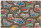 Carpet Studio Teppich Kinderzimmer 140x200cm, Kinderteppich, Spielteppich Straße Jungen & Mädchen, Teppiche für Babyzimmer, Schlafzimmer & Spielzimmer, Antirutsch, 30°C waschbar - Racer