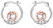Löwe Creolen Ohrringe 925 Sterling Silber Löwe Ohrringe Schmuck Geschenke für Damen Mädchen (Löwe)