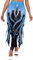 Meerjungfrau Yoga Print Leggings für Frauen Plus Größe Fischschuppen Hohe Taille Hosen Halloween Kostüm Strumpfhose, Blauer Tintenfisch, Groß