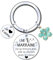 YJYJZX Cadeaux Marraine Porte-Clés Annonce Naissance Baptême Communion Cadeau Porte-Clés Surprise Noël pour Marraine Cadeau Noël Cadeau d'anniversaire Cadeau fete des meres (4)
